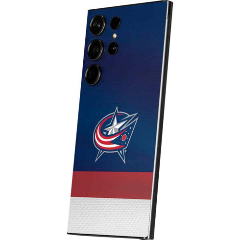 NHL Columbus Blue Jackets Alternate Jersey Galaxy S25 Ultra Skin